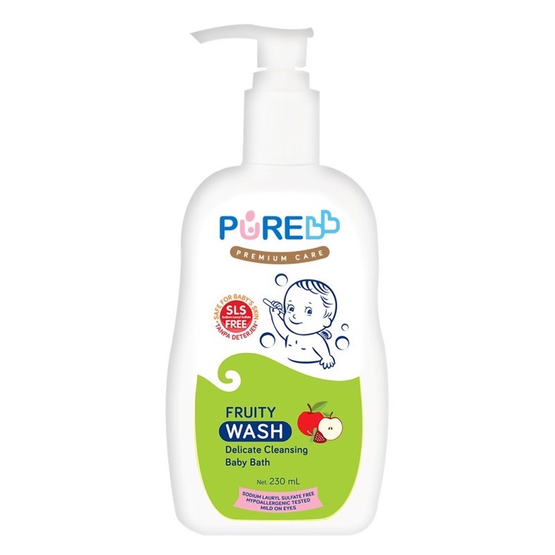 Pure baby wash 230ml - sabun bayi