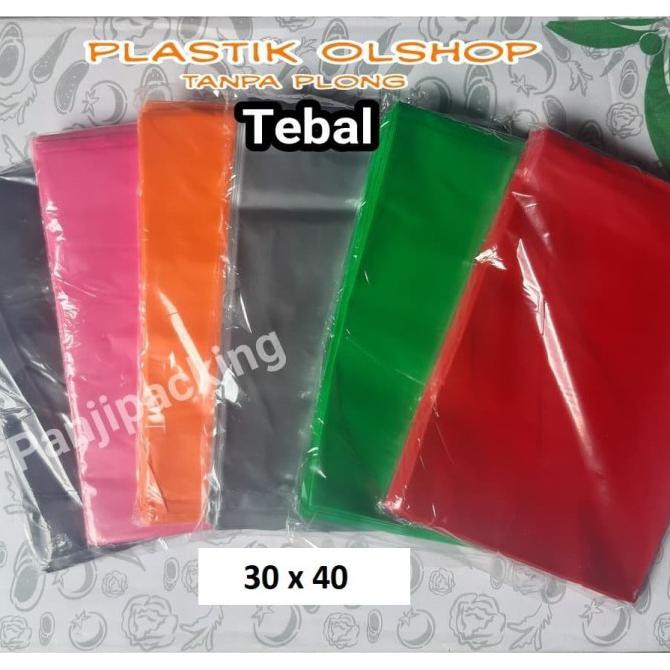 

Open Ds] Plastik Olshop 30X40 Tanpa Plong Packing Online Shop Hd Warna Tebal - Silver