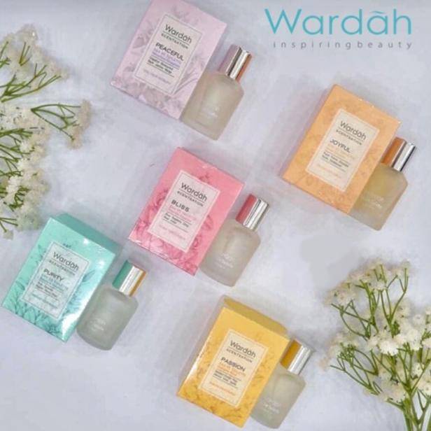 PARFUM Wardah Scentsation Eau De Toilette 35 ml / Body Mist 100 ml All Varian - Bliss (Pink Merah), Joyful (Orange), Passion (Kuning Coklat), Peaceful (Ungu), Purity (Hijau) - Pewangi Badan Tubuh Parfum Semprot EDT Minyak Wangi