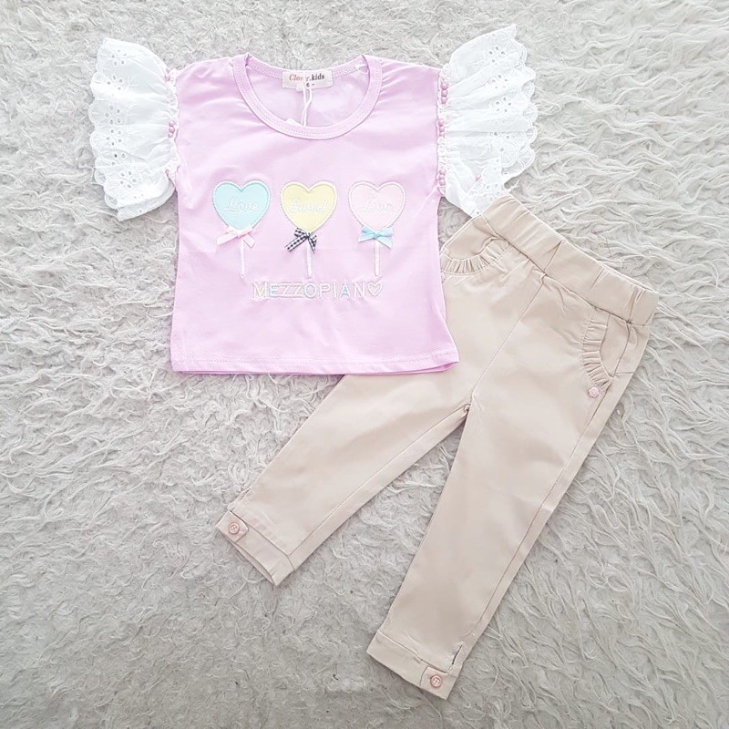 Baju Bayi Love Pants