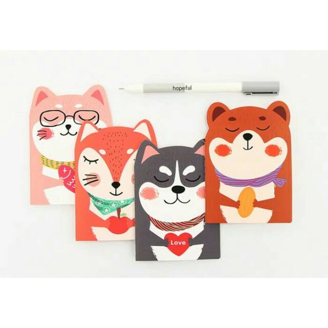 

Buku Tulis Mini Berkuping Animal New