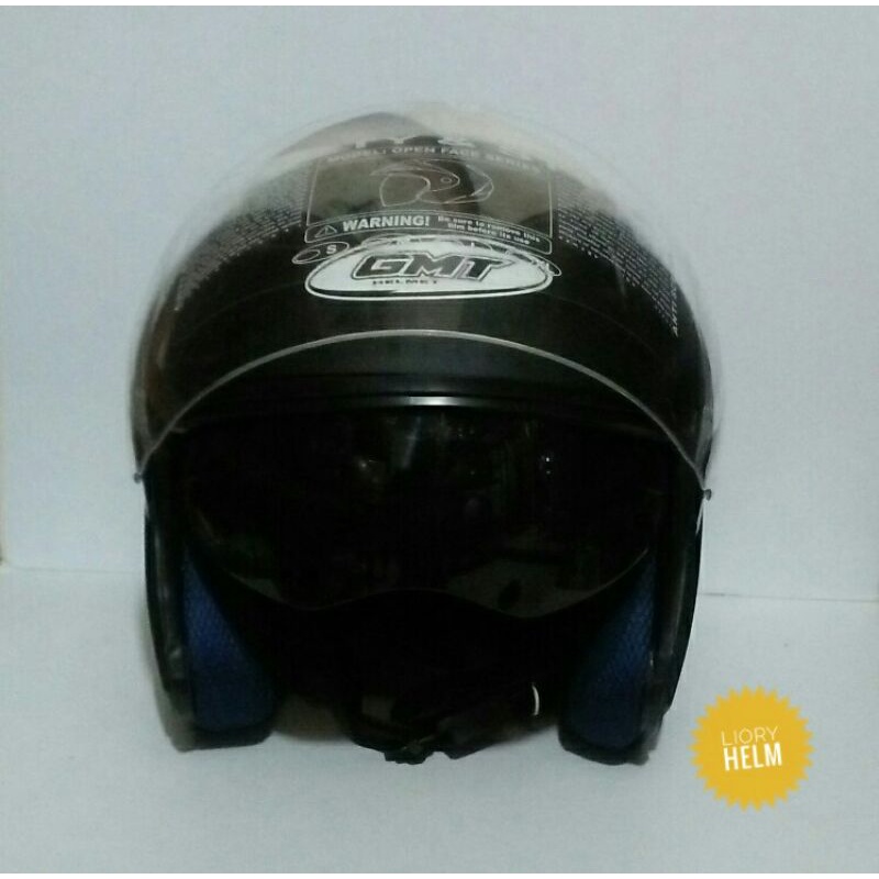 HELM SNI PRIA WANITA CEWEK COWOK DEWASA COUPLE ELEGANT GMT CENTRO DOUBLE VISOR ORIGINAL HALF FACE