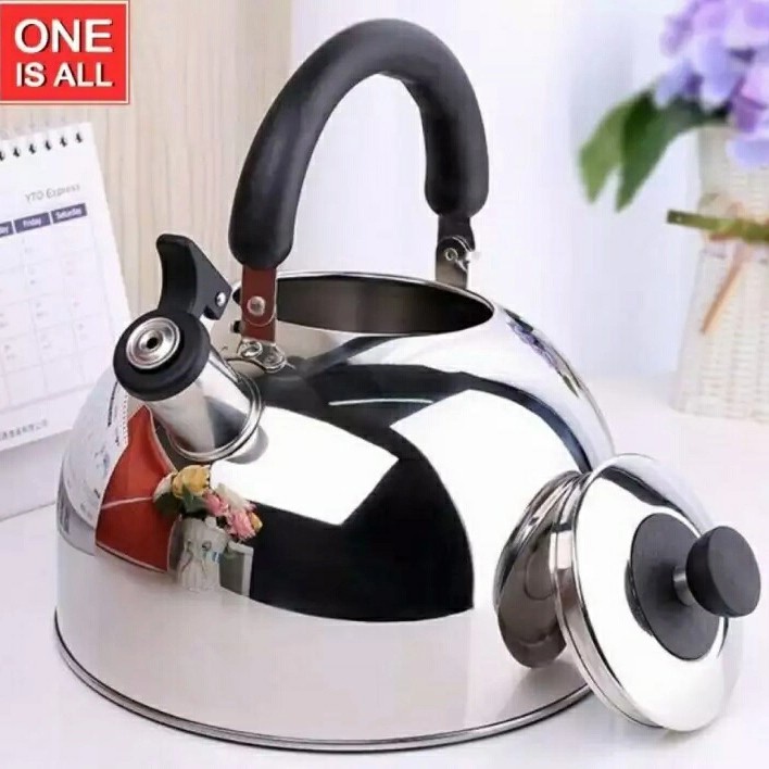 UTU Teko Whistling,Teko Siul Kettle Ceret 3 LITER Memasak Air Bahan Tebal Stanliss Steel