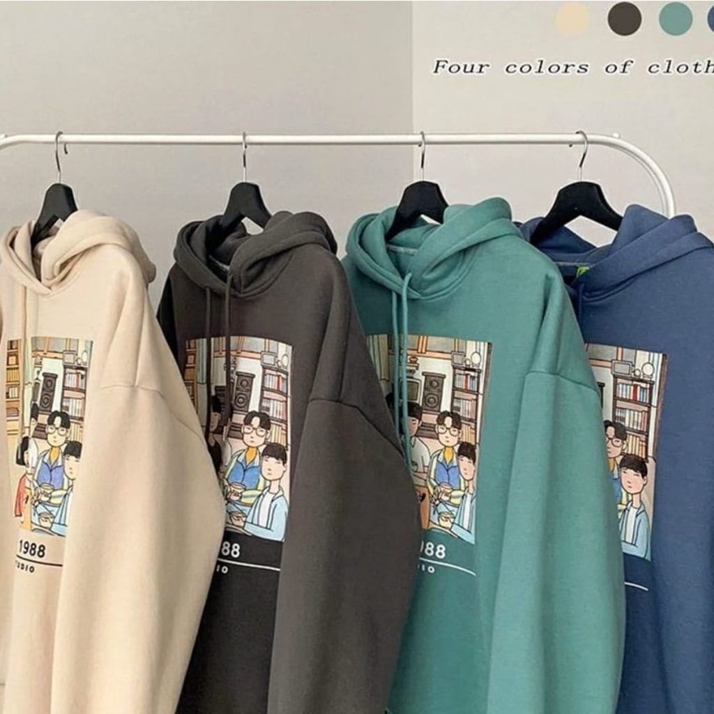 Sweater Wanita | UNFLUID STUDIO Sweater Hoodie Oversize Wanita Korean Style | Sweater Premium Hoodie