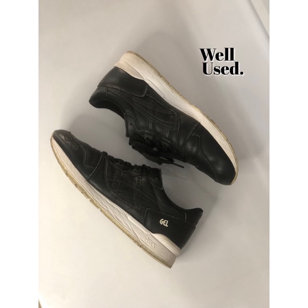 Asics Gel Lyte Leather Black White