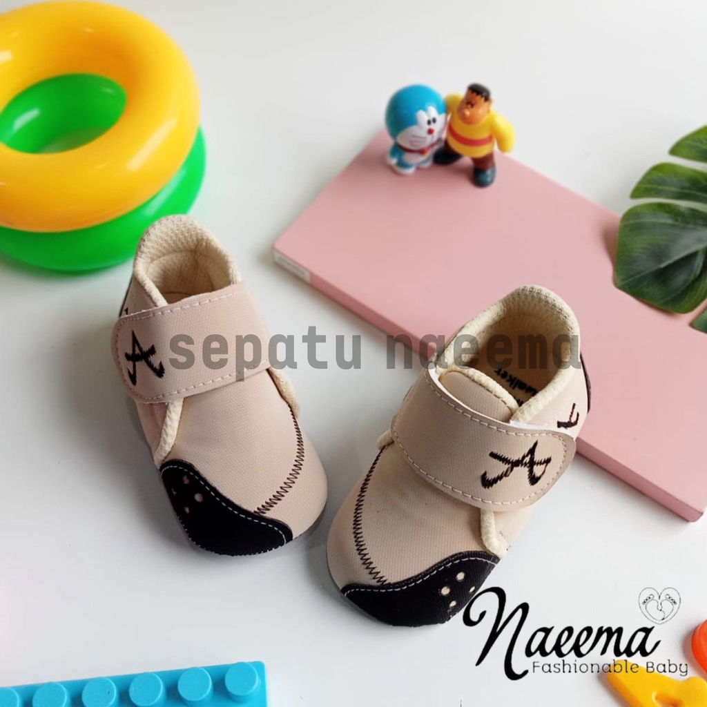 Sepatu prewalker bayi laki laki perempuan Casual A usia 0-12 bulan sepatu bayi anti slip terbaru