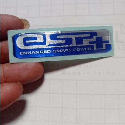 stiker ESP honda biru Sticker ESP plus