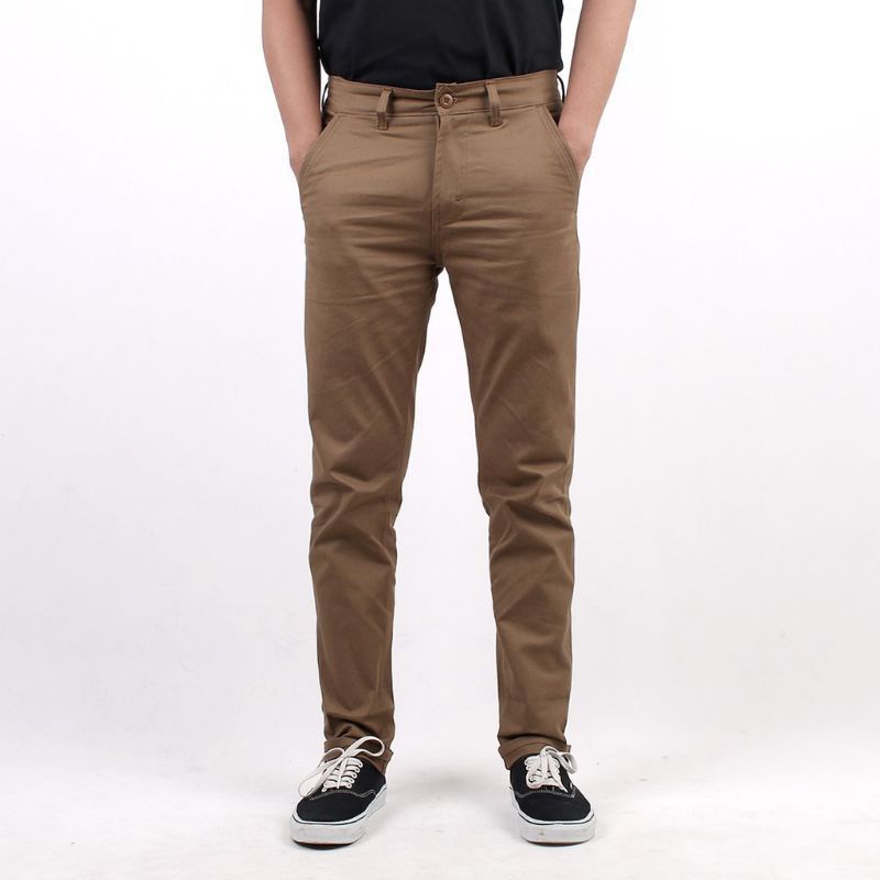 CELANA PANJANG PRIA /KATUN CHINOS/SLIMFIT/BISA COD