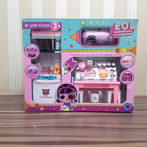 Mainan kitchen LOL furniture dapur dapuran kitchen set