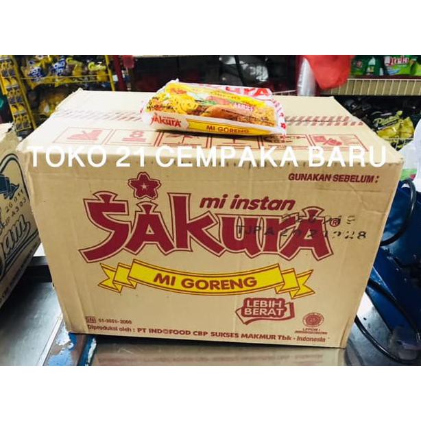 

DISKON HARGA Mi SAKURA Rasa Mie Goreng 1 KARTON isi 40 PCS | Mi Instan Sakura Murah MN244