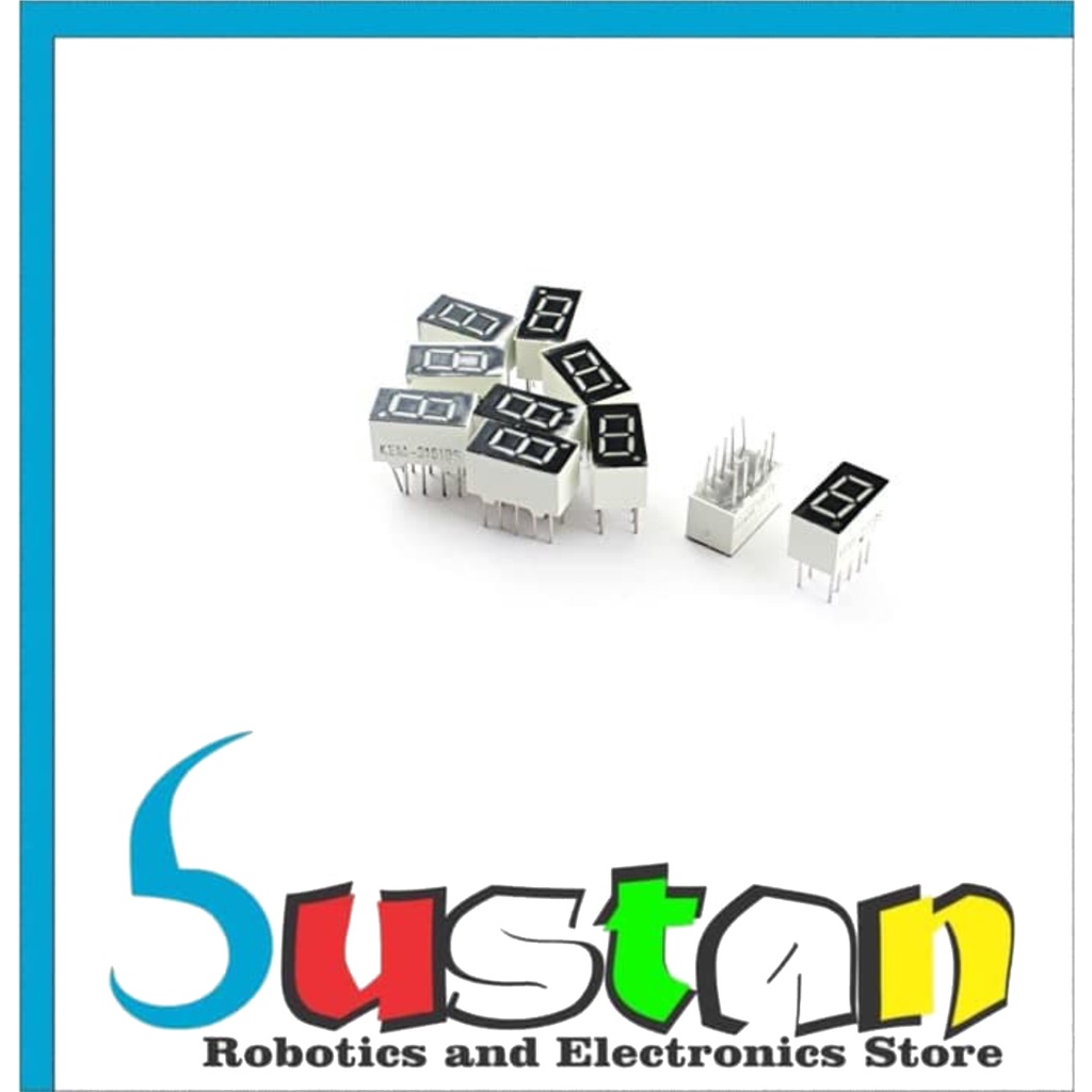 Common Anoda anode Seven Segment 0.36 Inch Merah 7 Segment 0.36 Inch