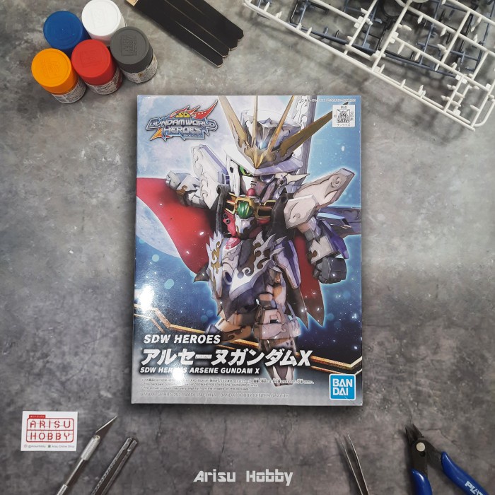 SD SDW Gundam World Heroes Arsene Gundam X Bandai Gunpla