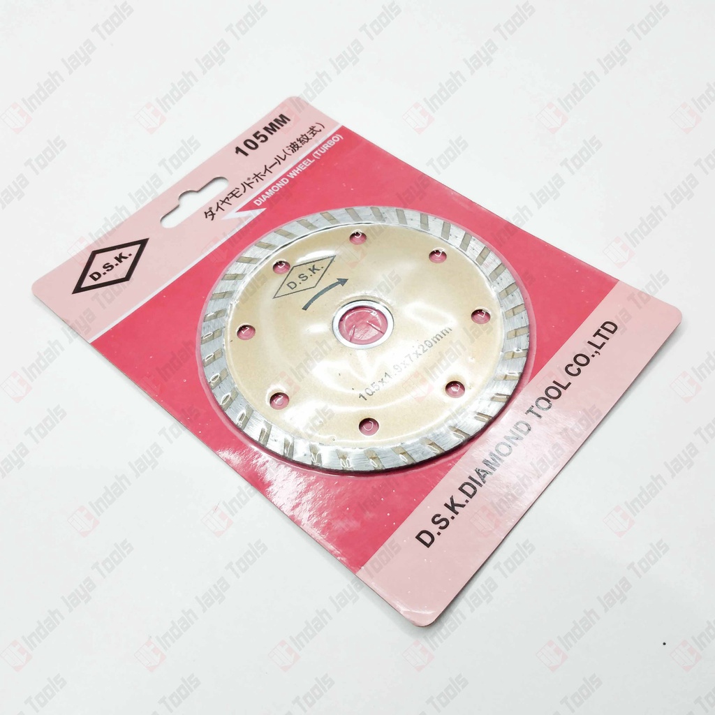 DSK Diamond Wheel TURBO - Mata Pisau Potong Keramik kering dry