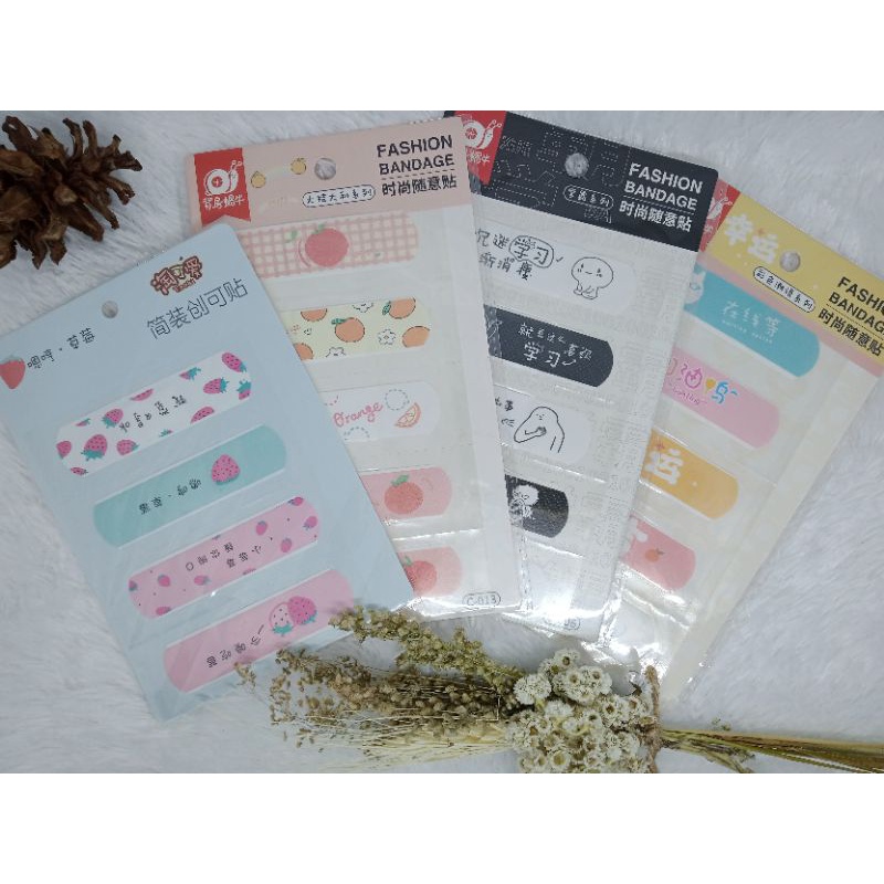 Plester Luka Bergambar Karakter Lucu/Band Aid