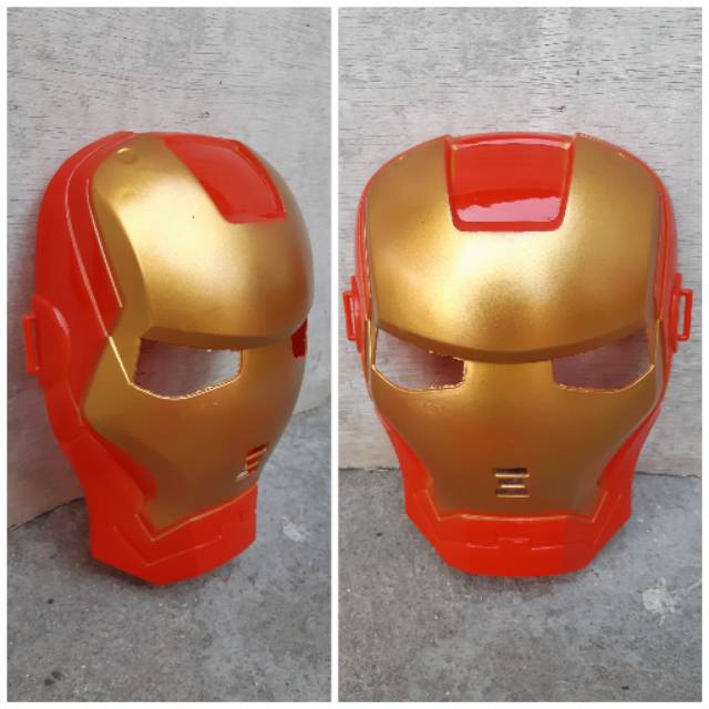 Mainan Topeng Ironman Edukatif - Cosplay Mask Anak Avengers Edukasi