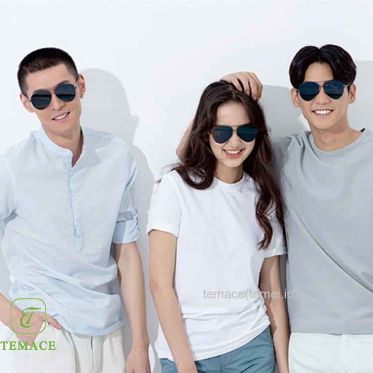 Putaran Ulzzang Style Mode Cermin Sunglasses Wanita Desainer Korea Daftar Baru Kacamata Matahari Anti UV400