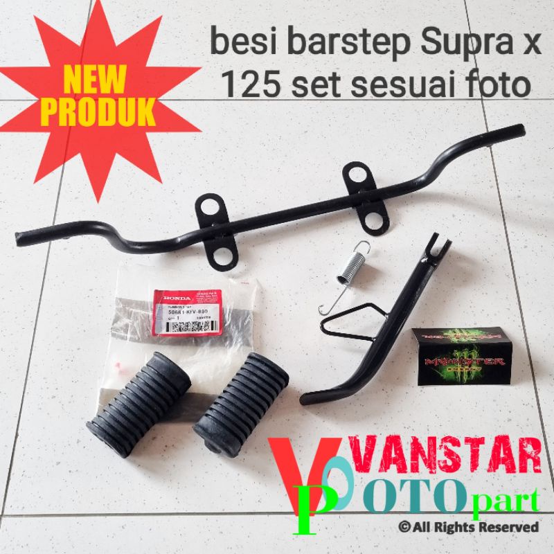 besi barstep step footstep depan Supra x 125 karisma