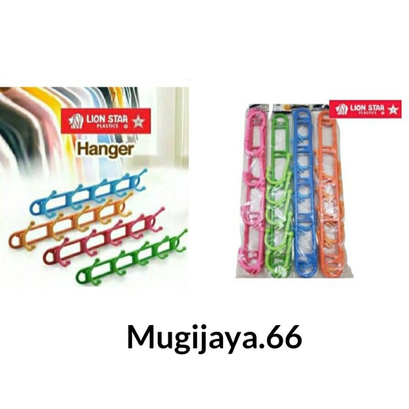 Kapstok/Kastok (Hanger Baju) Plastik Lion Star