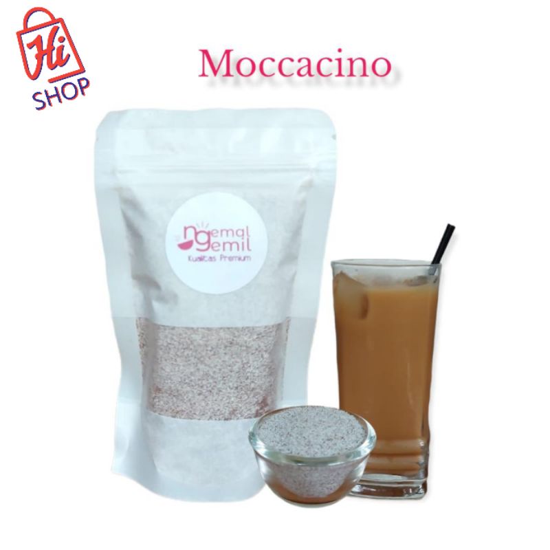 

Bubuk Minuman Rasa Moccacino Serbuk Minuman Kekinian Moccacino Powder Drink Kualitas Premium
