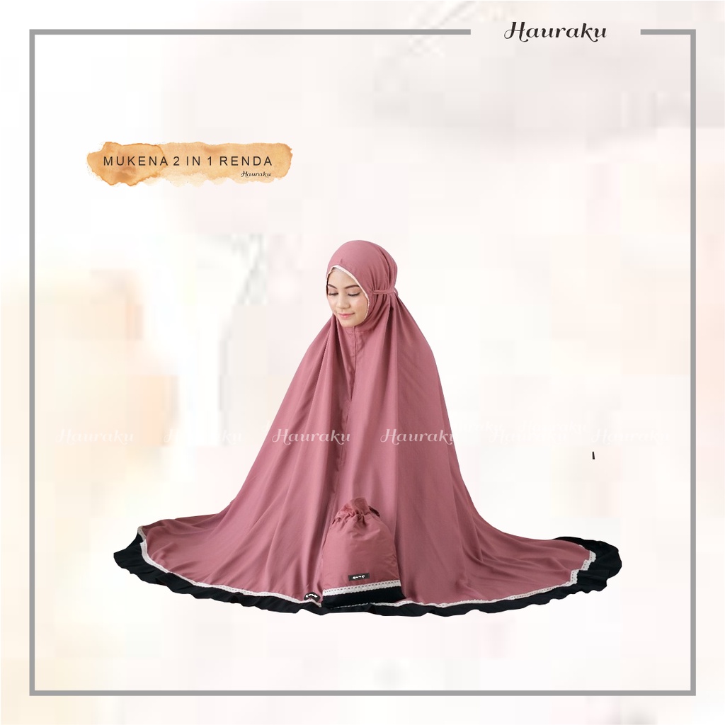 Mukena Dewasa Traveling 2 In 1 Ponco