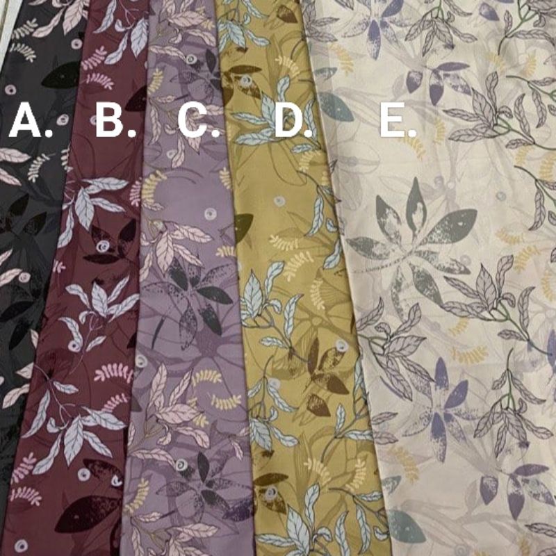 Armani Printing  Silk HARGA per METER