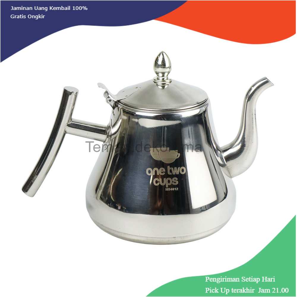 TD-AI04 One Two Cups Teko Air Teh Kopi Water Teapot 1L with Filter HS4012