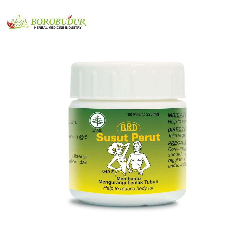 Borobudur Herbal - Membantu mengurangi lemak tubuh. BRD SUSUT PERUT PIL