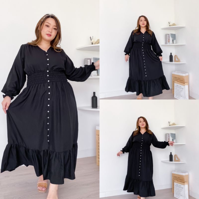 HANA DRESS BIGSIZE JUMBO GAMIS WANITA XXXL