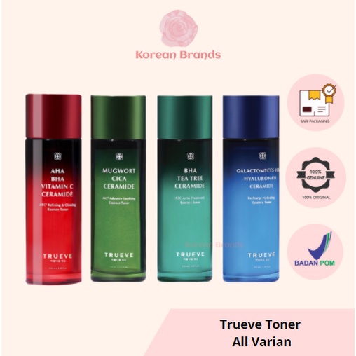 Trueve Hydrating Refining Glowing Acne Treatment Advance Soothing Essence Toner