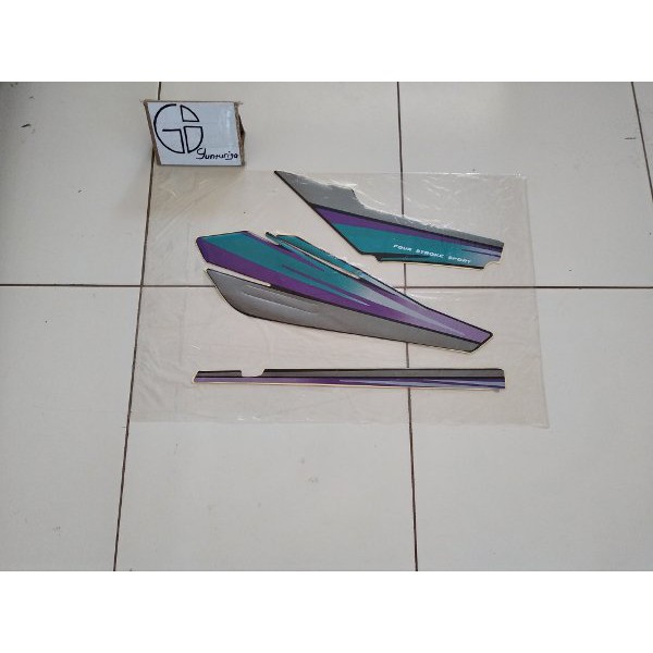 Striping Honda GL Max 1994 1995 Hitam