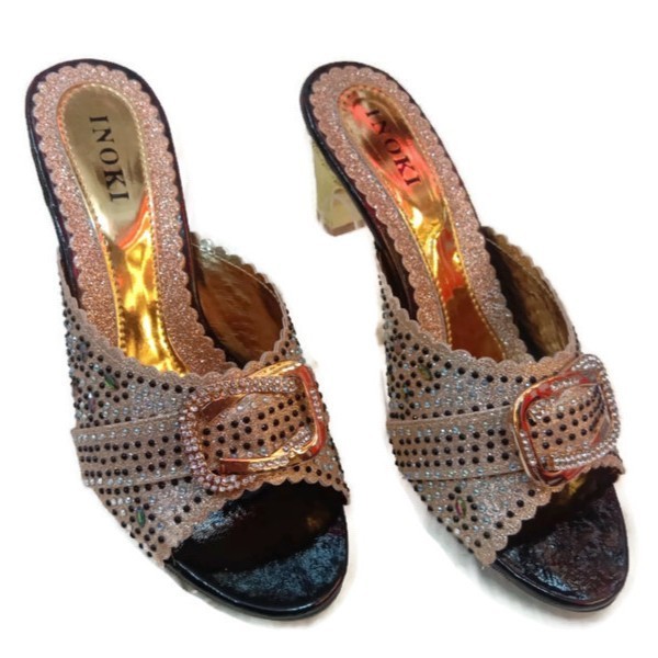 SANDAL PESTA WANITA MEWAH HAK PLATFORM HEELS Seserahan kondangan 5 cm NK 011