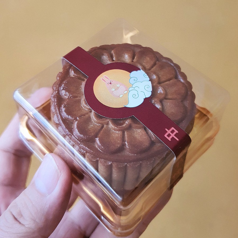 

Sticker seal mika mooncake 125 gr label stiker lucu hiasan mika Maroon Rabbit isi 4 pcs