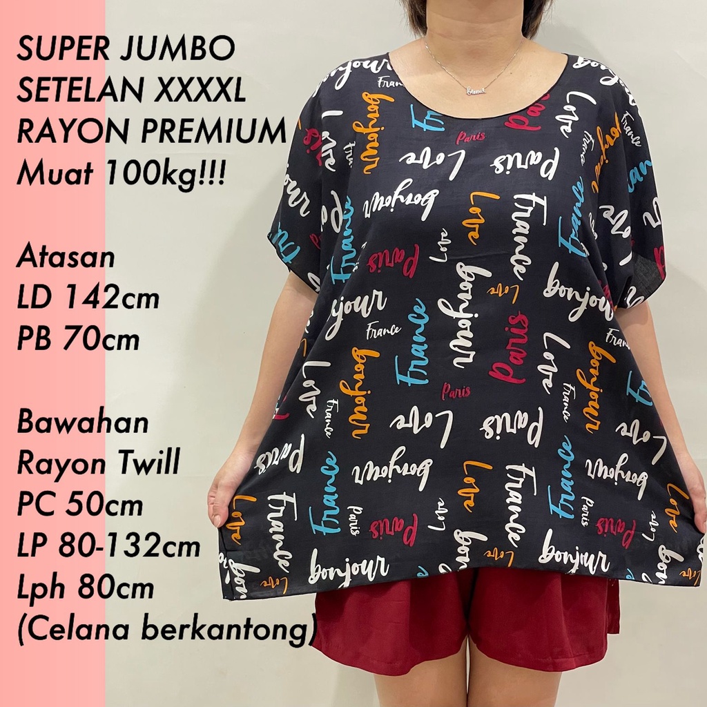 PAKET COMBO G !!! SETELAN BAJU BALI SUPER JUMBO FIT TO 4XL REAL PICT!!!