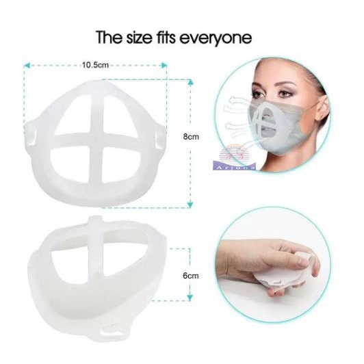 Bracket Penyangga Masker Wajah Waterproof Bahan Breathable