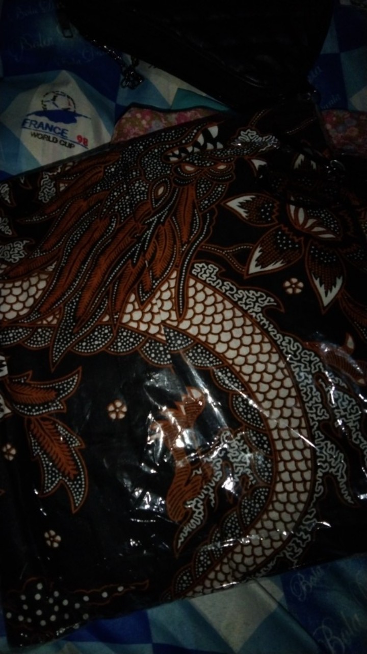 Bswart Batik Hrb026 Kenongo Hem Pendek Padi Pekalongan M L Xl Batik Pria Murah Modern Grosir