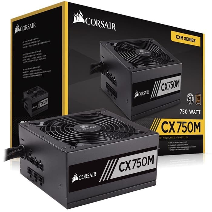 Corsair CXM Series CX750M PSU Gaming