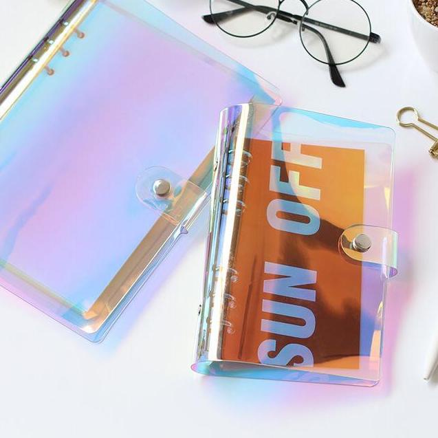 

Diskon✔️[THE UNIVERSE] Buku Binder A5 6 Ring Transparan Binder Cover Notebook Binder Hologram - ST004|RA7