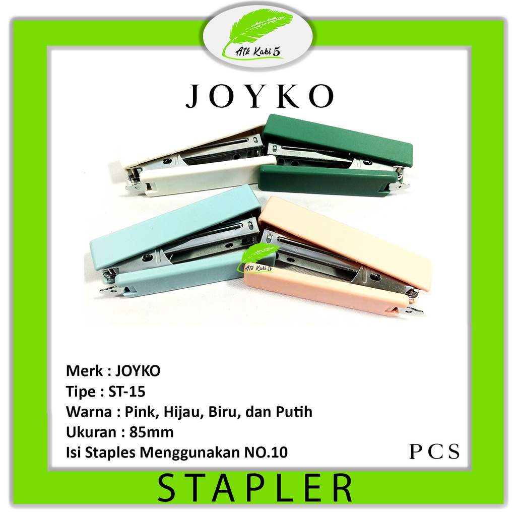 

JOYKO - Stapler ST-15 Pastel - Pcs
