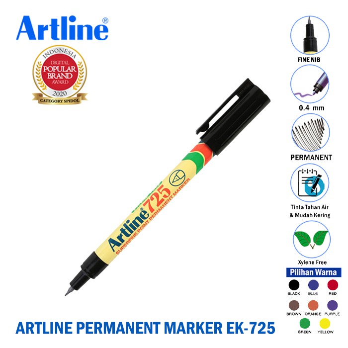 

ARTLINE EK-725 PERMANENT MARKER 0.4MM