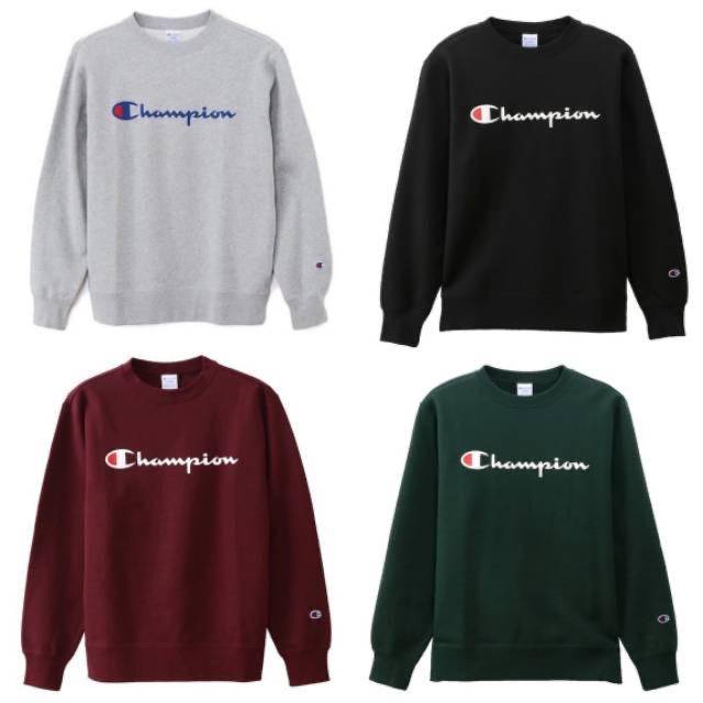 Champion Basic Logo Crewneck Sweatshirt