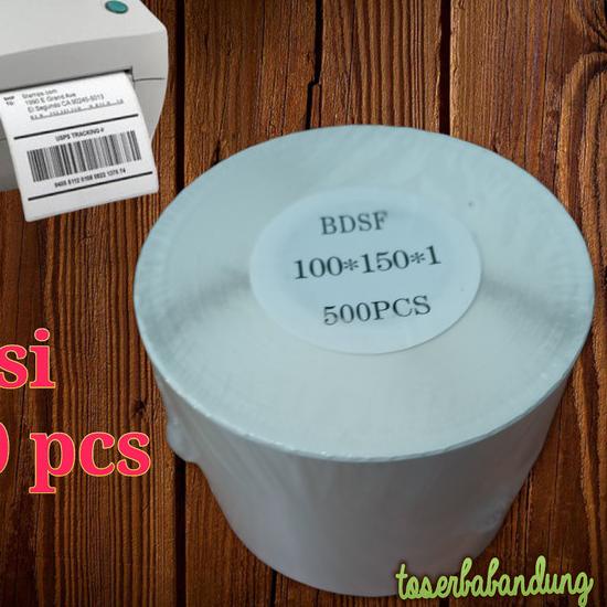 

➽ LABEL STICKER THERMAL RESI POS 100x150 mm TERMAL STIKER 10X15 ISI 500 ➱