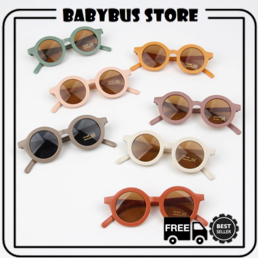 BBS KA-55 Kacamata Anak New Trend/Fashion Anak Terbaru Model Bulat Unisex High Quality Import Style Korea