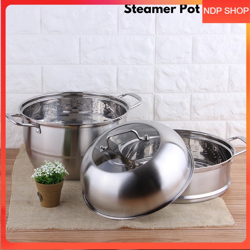 PANCI STEAMER BIG 3 TINGKAT PANCI 3SUSUN KUKUSAN 3 SUSUN PENGUKUS ALAT KUKUS WAJAN PENGGORENGAN STAI