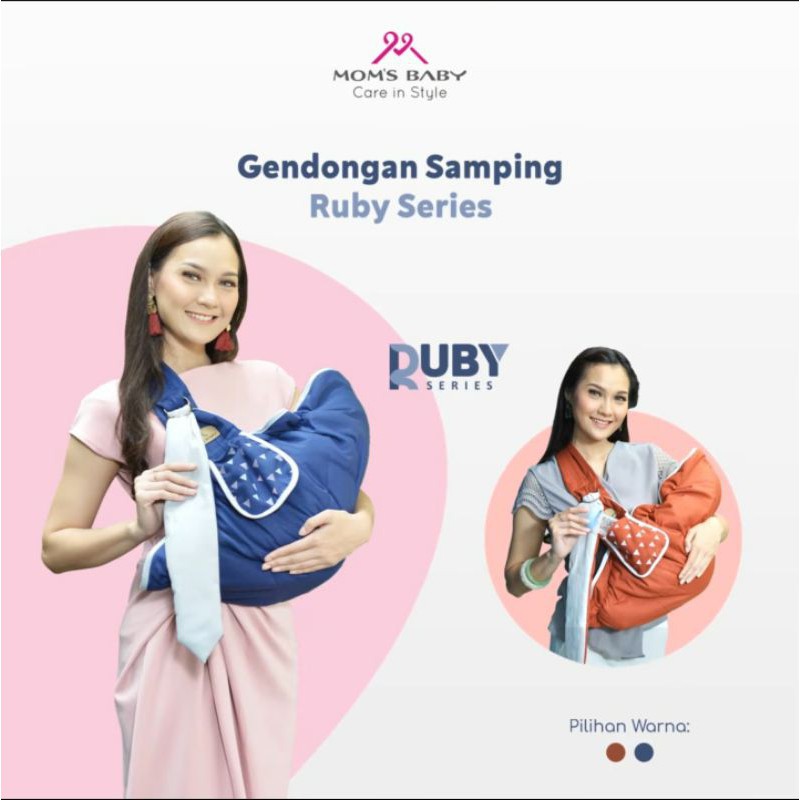 Gendongan Bayi Samping Mom's Baby Ruby Series MBG 1015