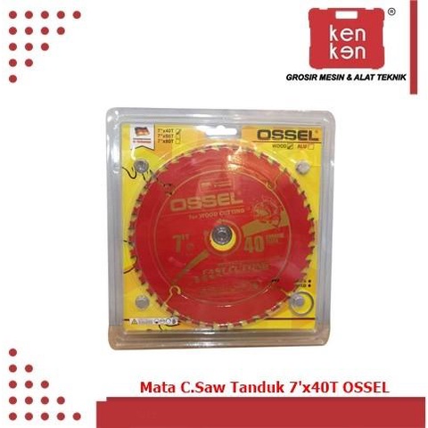 Mata Circular Saw 7' Inchi Variasi 24T 60T Tanduk Ossel