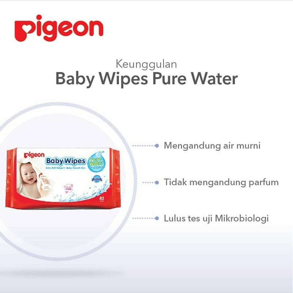 PIGEON BABY WIPES PURE WATER / BABY WIPES / PIGEON BABY WIPES