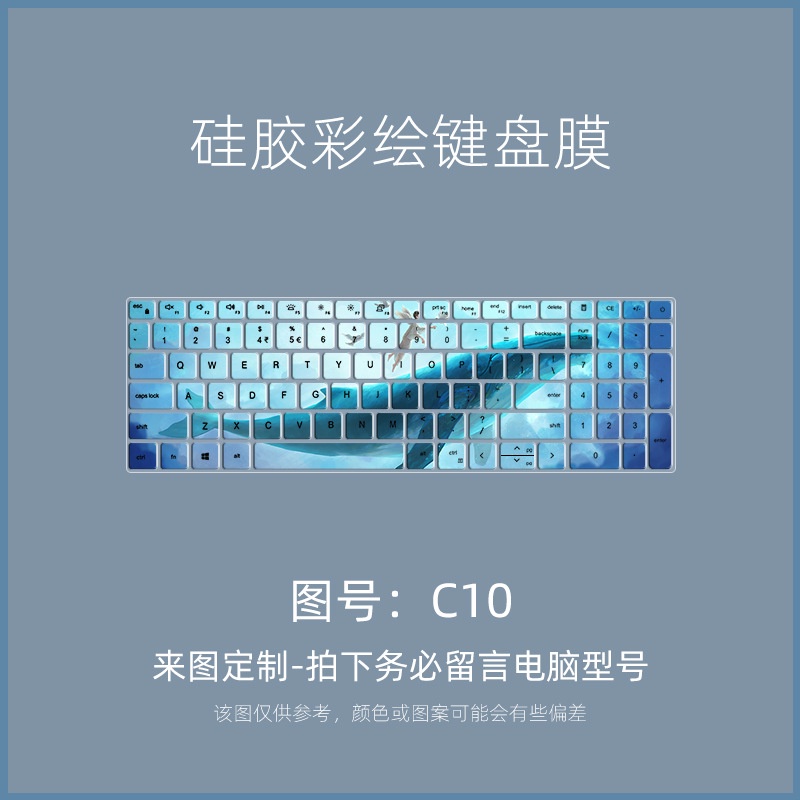 Film Pelindung Keyboard Motif Kartun Bunga Untuk Dell Vostro 5510 5515 Inspiron 15 3000 5510 Pro-5518 2021 15.6 Inch