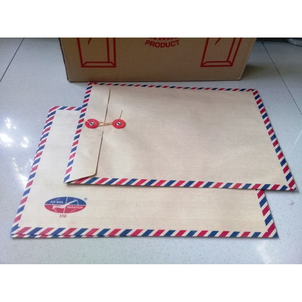 

Amplop Coklat Tali Folio 50 pcs Air Mail 310