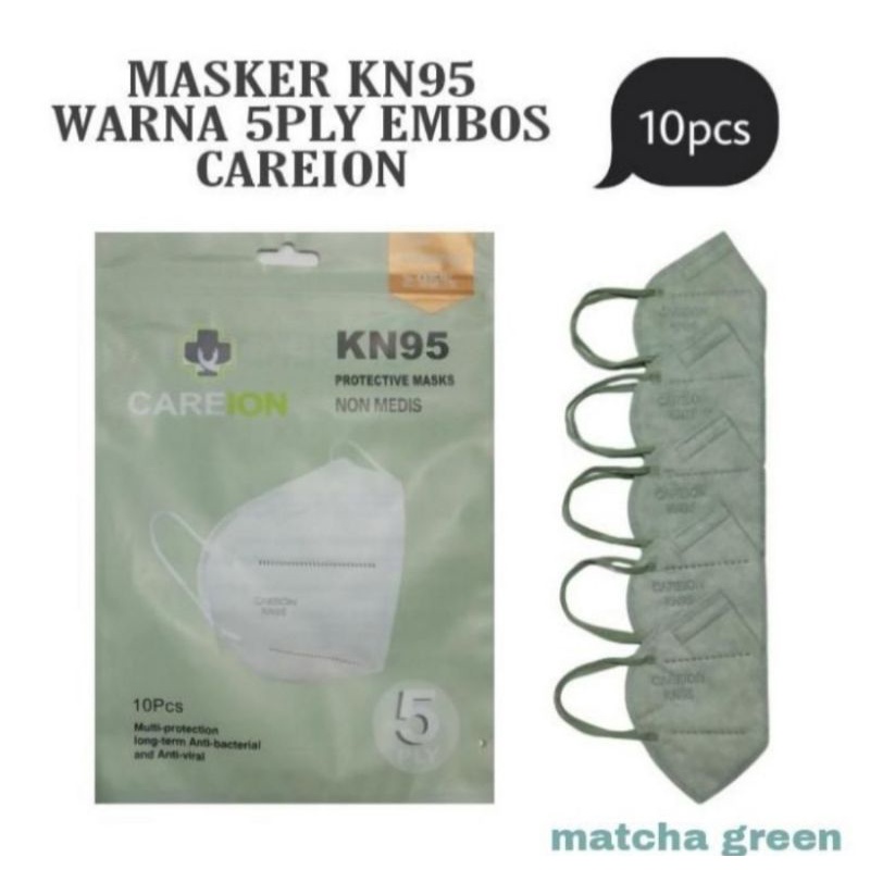 Masker Kn 95 5ply isi 10pcs Tebal