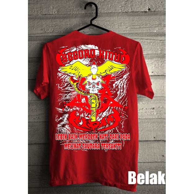 Kaos Ligas Pagar Nusa-Kaos Komunitas LIGAS Wajib KTA-Kaos Merah